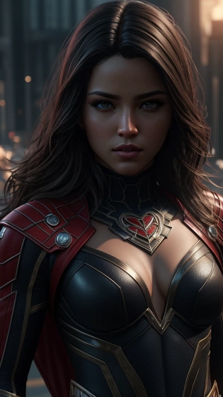 masterpiece, best quality, realistic, blackheart, marvel cinematic, detailed face, 8k, uhd, sharp focus, unreal engine 5, light effect, magnificent