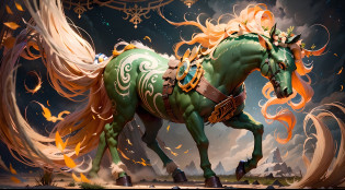 In the beautiful illustration of this super-grand scene?The ultra-distant lens shows us?Over eight separate and distinctive centaur characters?9.9??They all have their own characteristics?Vivid and interesting?Radiant from the heavens?Angelic centaurs?6.6??To nightmarish is?Centaurs surrounded by flames?6.6??And then to the wind dancing in the air?Fairy centaurs?6.6??And thunder and lightning surrounding?One-horned centaur?6.6??and shining metallic ones?Mechanical style centaur?6.6??And then?A centaur with colorful dragon scales covering the whole body?6.6?The power is powerful?Elegant and agile?Elf centaur's slenderness?6.6?Gracefully wears a flower crown?Enchanting and charming?Tiflin centaurs?6.6??Have the indescribable?Raised sexy?6.6?'s?Succubus centaurs?6.6??Each character has their own unique charms and abilities?The illustration uses advanced artistic techniques and tools??Divide the scene into sections by geometric arrangement?9.9??Each section corresponds to a centaur character?This makes more efficient use of space?Through Midjourney's advanced brush tools?Color palette?Material packs and model packs?Texture tools?For each centaur, beautiful props are designed to increase racial characteristics?Clothing and physical features??Enhances the character's personality and visual appeal?2.5??The scenery in the illustrations is stunning?There are changing skies?rainbowing?extreme light?Stars and Moon?Incorporating iconic landmarks such as Mount Everest?and fireworks?tranquil lake?Natural and urban elements of waves and neon lights?Creates a magical atmosphere?The centaurs display their unique abilities and equipment in a variety of environments?This is true even in extreme alien landscapes??Use Midjourney's tools?Material packs?Texture tools?The color palette makes depicting details vivid and realistic?9.9??From complex hairstyles and as well as different racial traits?Body?Appearance features?Clothing to real textures?This greatly enhances the realism of the cha