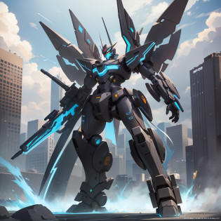 The Blue Dragon Mecha refers to the combination of the image of the Blue Dragon in traditional Chinese culture with modern technology to create a mechanical armor with great strength and protection. Here are some ideas for the Blue Dragon Mech:

Design:

The Blue Dragon Mecha can be designed using the image of a dragon, such as dragon head, dragon body, dragon claws and other elements.
Bright cyan can be used as the main exterior color to highlight the characteristics of the green dragon.
The appearance of the mech can be designed with organic curves and dragon scale-like armor, giving it a sci-fi and futuristic feel.
Features:

The Blue Dragon Mech can have great strength and protection, and can withstand various attacks and damage.
It can be equipped with powerful weapon systems, such as rocket launchers, energy cannons, lightning weapons, etc., making it powerful in attack.
Mechs can have the ability to move and fly at high speeds, allowing them to operate freely in a variety of environments.
Power source:

The Blue Dragon Mech can use advanced energy technologies, such as nuclear energy or new battery technology, to provide sufficient power.
Energy devices can be set on the back or joints of the mech to give it long-lasting combat power and athletic ability.
Control system:

The Blue Dragon Mech can be equipped with advanced control systems, such as brain-computer interfaces or motion capture technology, which enable the operator to control the mech through thoughts or body movements.
The control system should be simple and easy to use, so that the operator can quickly familiarize himself with and master the operation of the mech.