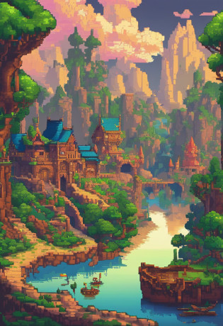Fantasy world, wonderful, full of fantasy and FICTION, Coloring, Low Light, Medium brightness (perfect artistic work), landscape presents enormous beauty and fantasy theme, beautiful