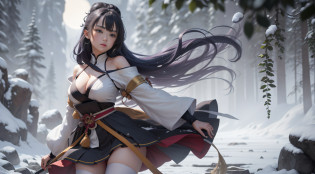 Motion blur, Depth of field?A place where strange boulders are bent?The moonlight shone on the side of the girl's face?22 year old?realisticlying?Female Taoist?no-bra?vacuum?Extra-long sleeves?Off-the-shoulder attire?huge tit?cleavage?Full length of colorful hair?1.9??Color gradient for long hair?Messy hair?Barefoot?realskin?realcumAI?Snow-white skin?Snow-white thighs?Top image quality?Extreme light and shadow?Colorful tights?High details?Standing painting?lines of movement?Japanese Katana Sword?katana swords?Hold the katana horizontally?Dance?komono?PC Wallpapers?Two-thirds of the canvas generates characters