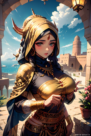 Mavtan Moroccan Islamic surreal super detail