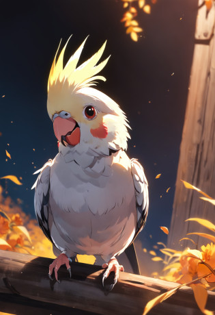 cockatiel?cute little