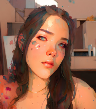 wtrcolor style, (rose) digital art, official art, blown by the wind, masterpiece, beautiful, ((watercolor)), paint splatter, intricate detail. Great detail, [dripping:0.7], Trending on Artstation, Rachel Walker