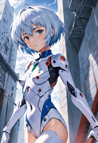 Rei Ayanami is a central character in the anime and manga series 