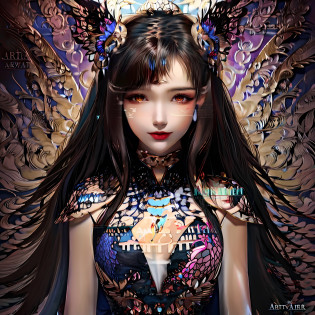 anime girl with wings and a crown on her head, ArtGerm. Anime Illustration, beautiful fantasy art portrait, detailed fantasy digital art, 2. 5 d cgi anime fantasy artwork, 4K highly detailed digital art, digital fantasy art ), Fantasy Art Style, beautiful fantasy portrait, beautiful fantasy art, anime fantasy illustration, fantasy style art, Fantasyart?hugetits?glamorous?chest