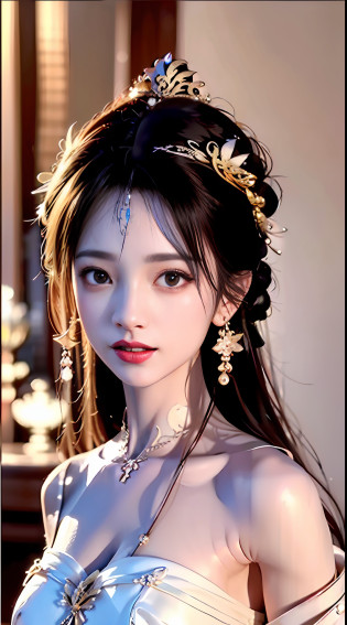 (Bust Shot: 1.6), ((Face Shot)), (Face Specific), ((One Person)), (Single Person))), Black Hair, A Domineering Adult Woman, ((Delicate Black Robe: 2.5)), (Black Clothes: 2.0), Silk, Brocade, Dragon Pattern, Phoenix Pattern, Pattern, (Many Golden pattern: 1.7), Delicate pattern, hair bundle, cool clothing, lots of streamers, lots of ribbons, gold patterns, patterns, Dark lines, translucent clothing, white skin, tulle texture, black hair, master works, close-up lenses, depth of field, ruby, ruby decoration, crystal headdress, pretty girl, ray, king, emperor, monarch, queen, queen, phoenix crown, exquisite clothes, exquisite details, eye highlights, exquisite clothing, exquisite patterns, antique, Chinese style, fine portrayal, extreme details, cinematic quality, thin, slender, hair details, thin bangs, (coiled hair: 1.7), correct body, shadows, Air bangs, 8K, super fine, fine damask texture, silky, silky, silk, gauze skirt fabric, (tulle: 1.9), smooth, smooth texture, good complexion, domineering, interior, court, court, court, ((palace scene)), dark light, palace scene, golden splendor, front, throne, correct hand painting, 8K, super detail, super detail, 16k, highest quality, extreme detail