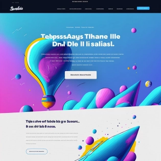 website design idea, dribble trend, saas company --v 4