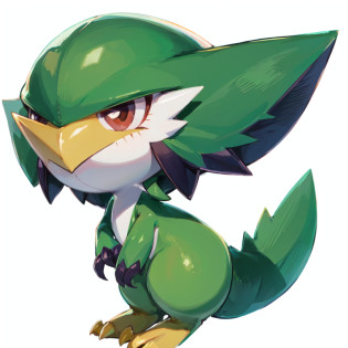 sugimori ken \(style\), pokemon \(creature\), (Gardevoir | Gengar),
 solo, looking at viewer, simple background, brown eyes, closed mouth, standing, full body, (no humans), claws, white background, blue body, <lora:sugimori_ken_style_2:0.6>