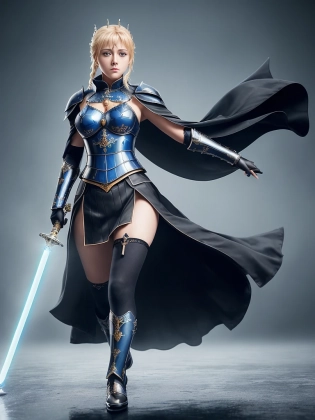 1girl, (full body), (action shot), (dynamic pose), (Artoria Pendragon (Saber)), wearing dark robes, temple background, symmetrical eyes, (beautifully detailed face, beautiful detailed eyes), dramatic lighting, (photo realism:1. 4), realistic, sharp focus, HD, highly complex, intricate, photography, hyperrealism, hyperrealistic, raytracing, physics-based rendering, ((8k, RAW photo, masterpiece), High detail RAW color photo, (highest quality), (best shadow), (best illustration), ultra high resolution, highly detailed CG unified 8K wallpapers)