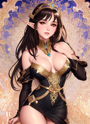 (((sharp))) ((focus)) (instagram) (8k)
masterpiece, best quality, highest quality, (trending on artstation),
a digital painting of a (sexy lady:1.2),
(solo:1.1),
cute face, detailed lips, detailed slit pupils, closed mouth, slight smile, glossy hair, swept bangs, long hair, black hair, straight hair, (full body:1.2),
(sexy dress:1.5),
(modern home background:1.4),

art by Jeremy Lipking, art by Antonio J. Manzanedo, art by Alphonse Mucha, art by gil elvgren, art by greg rutkowski, art by anders zorn, art by wlop, art by Daniel Gerhartz, art by Albert Lynch, art by sakimichan, art by artgerm, art by nyantcha,

([keira knightley|ariana grande|winona ryder|Emma Watson]),, highres,official art,detailed nose,vivid color,finely detailed,hyper detailed,8k,finely detailed beautiful eyes,high resolution illustration,Masterpiece,best quality,intricate_detail, clevage, medium breasts, skindentation, thigh gap, elf, wide hips, bursting breasts, ((narrow waist)), highres,official art,detailed nose,vivid color,finely detailed,hyper detailed,8k,finely detailed beautiful eyes,high resolution illustration,Masterpiece,best quality,intricate_detail
