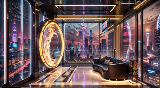 Enter a fascinating vision of the future through captivating futuristic images of the city of Shanghai. The towering giant skyscraper is decorated with gold ornaments and a smooth glass curtain wall?pierce the sky, The vibrant lights of the city that never sleeps. In the midst of a bustling cityscape, An iconic giant high-tech building, Its architectural marvels are enhanced in a futuristic style. The city is full of life?Full of life??Full of life??Full of life??Full of life??Full of life??Full of life??Full of life??Full of life??Full of life??Full of life??Full of life??Full of life??Full of life??Full of life??Full of life??Full of life??Full of life??Full of life??Full of life??Full of life??Full of life??Full of wealth??Full of luxury??Full of technology??, State-of-the-art technology blends seamlessly with traditional Chinese luxury urban fabric. This stunning work of art, Use Pixai to bring powerful AI models to life, Show the limitless creativity and possibilities of our imagination. Experience the future of the cityscape at Pixai?Immerse yourself in a visionary world of art