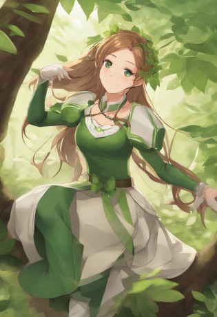 Main Character: Leafa Evergreen Age: 14 Date of Birth: May 5 Eye Color: Deep green Hair Color: Chestnut brown, long and wavy Height: 5'6