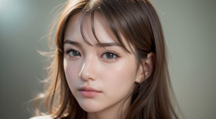 Dressed, (Photoreal: 1.4), (Hyperrealistic: 1.4), (Realistic: 1.3), (Smooth Lighting: 1.05), (Improved Cinematic Lighting: 0.9), 32K, 1 Girl, 20 Year Old Girl, Realistic Lighting, Backlit, Face Lights, Ray Tracking, (Bright Light: 1.2), (Quality Improvement: 1.4), ( Top quality realistic textured skin: 1.4), Fine Detailed Eyes, Detailed Face, Fine Quality Eyes, (Tired, Sleepy and Satisfied: 0.0), T-Shirt, (Enhance Body Line Vibe: 1.1), (Enhance Skin Texture Beauty: 1.1), One Woman, Solo, Monography, Bust Up
