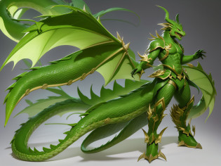 Green Dragon, chinese dragon concept art, Dragon Art,, Chinese Dragon, smooth chinese dragon, dragon design language, A dragon, Dragon tail, No wings