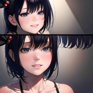 Realistic, masterpice,maid, Red lips, Blush, large lips, Big , Facial, how to, From the side Side,(NSFW:1.5)?black hair, hair bobbles, wince, longeyelashes, solid circle eyes, fake animal ears, light smile, ear blush, fang, Surrealism, drop shadow, anaglyph, stereogram, tachi-e, pov, atmospheric perspective, 16k?black hair, hair bobbles, wince, longeyelashes, solid circle eyes, fake animal ears, light smile, ear blush, fang, Surrealism, drop shadow, anaglyph, stereogram, tachi-e, pov, atmospheric perspective, 16k, high details?black hair, hair bobbles, wince, longeyelashes, solid circle eyes, fake animal ears, light smile, ear blush, fang, Surrealism, drop shadow, anaglyph, stereogram, tachi-e, pov, atmospheric perspective, Surrealism, 16k, high details?black hair, hair bobbles, wince, longeyelashes, solid circle eyes, fake animal ears, light smile, ear blush, fang, Surrealism, drop shadow, anaglyph, stereogram, tachi-e, pov, atmospheric perspective, Surrealism, cinematic lighting, 16k, high details?Colorful hair? O cabelo multicolorido? O cabelo multicolorido? ultra-realistic realism? cinmatic lighting? 16k? high detal?output
multicolored hair, multicolored hair, multicolored hair, hair bow, Surrealism, cinematic lighting, 16k, high details
