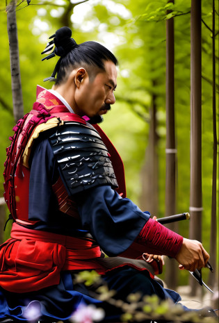 Homem arafed em uma roupa de samurai segurando uma espada em uma floresta de close-up, Fantasma de Tsushima, foto de retrato samurai, Retrato Samurai, Retrato de um guerreiro samurai, japanese samurai, como samurai, Machadinha, Retrato de um samurai, guerreiro samurai, vestido com velho uniforme samurai, ancient japanese samurai, Roupa de samurai, foto de retrato, Retrato frontal do samurai