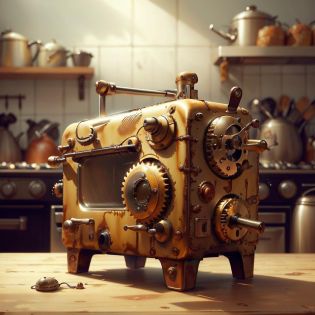 <lora:SteamPunkAI:.9>  CogPunkAI   toaster