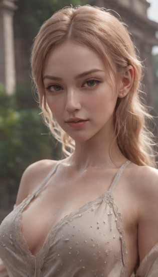 (Professional 3D rendering:1.3) of (Realistic:1.3) The most beautiful art in the world, Great place., Towering environment)), Full body 8k unity display, Action Shooter, skin pores, The light is very dark., Heavy Shading, Detailed, detailed face, (vibrant, photo-realistic, Realistic, breathtaking, dark, crisp focus, 10), (high-detail:1.4), digital painting, Octane display, art station, Concept Art, smooth, crisp focus, illustration, Nose Art, (loish:0.23), (Global Illumination, studio light, volumetric light), heavy rain, Particles float, ((Dark and ancient city background:1.3)),CGSesociety,Art Stations Random gestures, (An extremely delicate and beautiful work), (masterpiece), 1girls, Girl in shiny transparent chest island dress, high-detail, Leaky waist, ponytail contorted, A charming expression, beautiful and clear eyes, green eye pupil, delicate necklace, delicate earrings, simple blurred background, extreme detail description, Beautiful, ultra-fine painting, Subtle delicate face, Subtle shape, fine., Fine collarbones, Cute fine lips, Fine beautiful breasts, soft behind, mix4,(10, RAW photo, bestquality, masterpiece:1.2), (Realistic, photo-realistic:1.37),1girls,kawaii,city scape, nighttime, It's raining, wet, Professional lighting, photons mapping, radiosity, Physically Based Rendering,(Beautiful small hard:1.3),(Saw the head nipples on the dress.:1.8),(glossy:1.2),(transparent:1.9),Blonde Hair.Full body, CGSesociety,art station