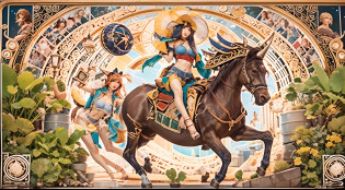 In the beautiful illustration of this super-grand scene?The ultra-distant lens shows us?Over eight unique centaur characters?9.9???Traveling through the stars?9.9??They all have their own characteristics?Vivid and interesting?Radiant from the heavens?angelicales?6.6?Like centaurs?To nightmarish is?Surrounded by flames?6.6?of the hellish centaurs?And then to the wind dancing in the air?fairy?6.6?centaur horse?And thunder and lightning surrounding?Unicorn?6.6?centaur horse?and shining metallic ones?Machinary?6.6?centaur horse?And then to color?Dragon scales covered?6.6?The strength of the whole body is a powerful dragon centaur?Elegant and agile?the elf?6.6?The centaur's slender and graceful lines always wear a flower crown?Enchanting and charming?Tiflin?6.6?centaur horse?Have the indescribable?Raised sexy?6.6?'s?succubi?6.6?centaur horse?Each character has their own unique charms and abilities?The illustration uses advanced artistic techniques and tools??Divide the scene into sections by geometric arrangement?9.9??Each section corresponds to a centaur character?This makes more efficient use of space?Through Midjourney's advanced brush tools?Color palette?Material packs and model packs?Texture tools?For each centaur, beautiful props are designed to increase racial characteristics?Clothing and physical features??Enhances the character's personality and visual appeal?2.5??The scenery in the illustrations is stunning?There are changing skies?rainbowing?extreme light?Stars and Moon?Incorporating iconic landmarks such as Mount Everest?and fireworks?tranquil lake?Natural and urban elements of waves and neon lights?Creates a magical atmosphere?The centaurs display their unique abilities and equipment in a variety of environments?This is true even in extreme alien landscapes??Use Midjourney's tools?Material packs?Texture tools?The color palette makes depicting details vivid and realistic?9.9??From complex hairstyles and as well as different racial traits?Body?Appearance featu