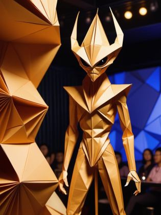 origami style ? alien karaoke ? ?; ((( 