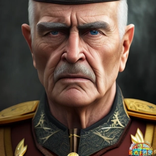 photograph close up portrait 62-year-old tough decorated general, CLEAN SHAVEN, serious, stoic cinematic 4k epic detailed 4k epic detailed photograph shot on kodak detailed bokeh cinematic hbo dark moody --ar 17:22 --beta --upbeta