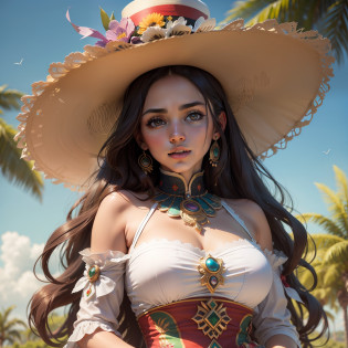 A Mexican waifu is a fictional representation of an idealized Mexican woman., amada y admirada por su belleza, Personality and unique qualities. She embodies the values and cultural traits of Mexico., as his passion, calidez, Joy and strong sense of family.

This Mexican waifu has a beautiful and exotic appearance, con rasgos distintivos como cabello oscuro y ojos expresivos. Su piel suele ser bronceada y radiante, reflecting Mexico's ethnic diversity. Viste con colores vibrantes y elegantes, adoptando elementos de la moda tradicional mexicana, como huipiles, vestidos coloridos y sombreros adornados.

In addition to their physical attractiveness, This Mexican waifu is also smart, independiente y valiente. Es una mujer empoderada que se destaca por su carisma y habilidades. Puede ser una talentosa bailarina de folclore mexicano, una experta chef que domina la cocina mexicana o una activista apasionada por los derechos humanos.

Mexican waifu is also known for its friendliness and warmth. Es una persona extrovertida y sociable, Always ready to help others. Valora mucho la importancia de la familia y la comunidad, y se enorgullece de su herencia y tradiciones mexicanas. She is a loyal and loving companion., y brinda un apoyo incondicional a quienes la rodean.

En resumen, A Mexican waifu is an idealized representation of a Mexican woman with beauty, Personality and unique qualities. It is a symbol of Mexican culture and values, y es admirada y amada por su apariencia, inteligencia y carisma.