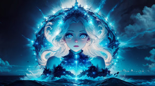 ??beste-Qualit??? ??A masterpiece??? ??Realstic??? Portraits?1fille?Portrait complet du corps? Celestial bodies? Le dieu? a goddess? Light particles? halo? regarde le spectateur? Yeux fermes? bare shoulders? Parietal chest tube? Poker face??Bioluminescense?0.9 filles 5?ocean? Bioluminescense? full of energy? colourfull????? couleur? ?bioluminescence? bioluminescence???belle composition?? Cinematic lights? Roues dans les roues? ?symmetric?0.5 filles?? fantasque?