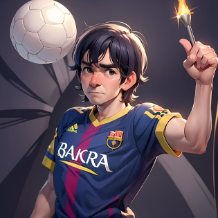 Gol de falta (Barcelona): Maradona cobrou uma falta com maestria, curvando a bola por cima da barreira e colocando-a no canto do gol.