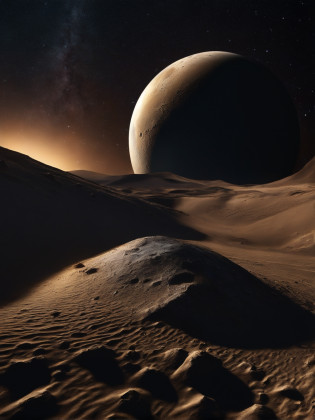 craters?golden colored?Gold ore?An ore?closeup cleavage?the detail?HD details?Master parts?Superior quality?Superior image quality?8K quality?Beautiful picture of the starry sky?magnifica?arching milkyway:1.25?Alafard view of Earth as seen from the lunar surface:1.9, Lunar surface, space photo, On the moon, lunar backdrop, lunar backdrop, On the moon, Lunar soil, space photo, moon crash into earth, The moon hits the earth, moonscape, The Moon orbits other moons, focus on the moon, on moon, number?craters:1.9