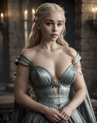 Masterpiece, Daenerys Targaryen, Gorgeous woman, queen, Queen Lady, Princess of Dragonstone, black mole on breast, The Unburnt, Queen of Meereen, Queen of the Andals, the Rhoynar and the First Men (claimant), Protector of the Seven Kingdoms (claimant), Khaleesi of the Great Grass Sea, Breaker of Shackles, Mother of Dragons, The One Who Was Promised, Lady of Dragonstone , 35 years Old, she is a Full growned lady now, big natural breast, perky breast, beautiful mature lady, the queen, milf beauty, mature queen, Best quality, a small, charming Beauty, a captivating woman, fully ripen milf body, lustful queen, alluring appearance, unrivaled beauty, wonderful breasts, large breasts, mediaeval erotic costumes, a Game of Thrones-inspired costume, a close-up of a woman from the middle ages, Daenerys Targaryen, Daenerys, resembles Emilia Clarke, Emilia Clarke, scene from 