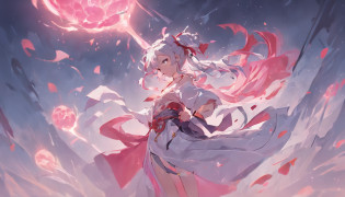 league of legends character art, League of Legends concept art,league of legends splashart, League of Legends character, league of legends art, from league of legends, Riot game concept art, league of legends style art, league of legends splashart, league of legends champion,komono, Hanfu?Taoist uniform?Off-the-shoulder attire?shift dresses?Lolita prostitute?Motion blur, Depth of field means reflection?extreme light?fog atmosphere?The moonlight shone on the side of the girl's face?22 year old?realisticlying?no-bra?Extra-long sleeves?Long off-the-shoulder dress?huge tit?cleavage?Full length of colorful hair?1.9??Color gradient for long hair?Messy hair?Barefoot?Full body like?realskin?realcumAI?Snow-white skin?Snow-white thighs?Top image quality?Extreme light and shadow?White panty hose?High details?Standing painting?lines of movement?dynamicposes?komono?PC Wallpapers?Two-thirds of the canvas generates the body?move chart