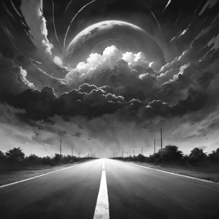 Create an image that symbolizes the music 
