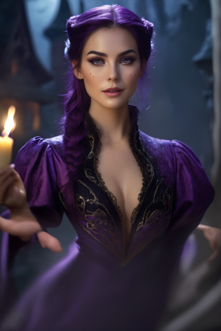 (best quality,4k,highres:1.2),ultra-detailed,embroidered,purple,sorcerer dress,intricate details,flowing fabric,breathtaking,elaborate design,magical charm,eye-catching,gorgeous gown,rich color,exquisite craftsmanship,ethereal beauty,ornate patterns,enchanting attire,fantasy-inspired,fine threadwork,regal attire,intricately woven threads,spellbinding,purposeful elegance,proud and dignified,luxurious attire,majestic presence,mystical aura,attention to detail,richly decorated,royal garment,exotic vibes,sorceress costume,wonderfully magical,dramatic colors,grandiose appearance,elegantly draped,lavish ensemble,mesmerizing attire,unearthly beauty,embellished dress,mesmerizing colors,powerful enchantments,divine radiance,alluring charm,mysterious allure,enchanted garment,serene grace,proudly flowing robes,mesmerizing embroidery,exquisite elegance,spellbinding design