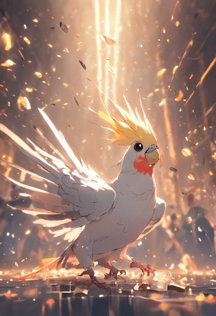 cockatiel?cute little