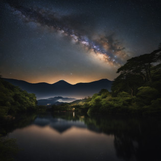 Master Parts?Superior Quality?superior image quality?The 8k quality??Beautiful pictures of the starry sky?magnifica?Arched Milky Way:1.9?The Milky Way lying above Mt. Fuji:1.9?lake?Valley