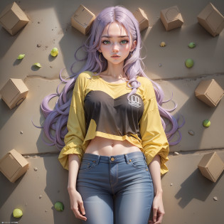 ```import turtle

# Configura��o inicial
t = turtle.Turtle()
t.speed(0)
t.penup()
t.setposition(-200, 0)
t.pendown()

# Desenho a mulher ruiva sentada em uma cadeira
t.color(