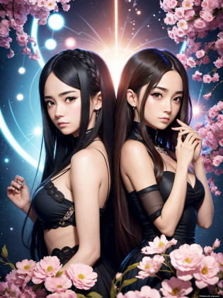Imagine uma imagem de um NFT que mescla com clareza e detalhes dois famosos animes japoneses, Creating truly epic digital art. Each element of this image is carefully designed to capture the distinct characteristics of these two anime, providing a visually rich and engaging experience.

no centro da imagem, temos os personagens principais do primeiro anime, retratados com fidelidade. their facial expressions, Unique costumes and physical features are accurately recreated, Conveying your personality and essence. Cada detalhe, From hair style to characteristic accessories, is meticulously designed to ensure authenticity and immediate recognition from fans of this anime.

Ao lado desses personagens, encontramos os protagonistas do segundo anime famoso. Its distinctive appearance and iconic features are expertly portrayed, from their facial expressions to their characteristic costumes. Os detalhes de seus olhos expressivos, Stylized hair and characteristic poses are carefully crafted to convey its essence and capture the essence of this beloved anime.

Image configuration is equally important, pois ele contribui para a atmosfera e a narrativa visual da mescla dos animes. Iconic elements from both universes intertwine harmoniously, creating a unique landscape that evokes the essence of each anime. Emblematic scenarios, Symbols and objects that are recognizable to fans of both anime are incorporated in a way that creates a unified and engaging atmosphere.

Every detail of this NFT image is created with the goal of creating a visually impactful and captivating experience. The fusion of the two anime is carefully designed to offer an authentic homage to both, celebrando sua diversidade e criatividade. It's a digital work of art that's sure to delight fans of both anime, providing them with a unique and memorable experience.