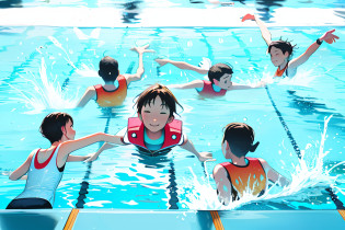 Swimmers in the pool?Wear life jackets and life jackets, people swimming, Swimming, gofl course and swimming, swimming to surface, people drowning, Beginner, in a swimming pool, In water! up to shoulders, Floating, body in water, aesthetic shot, Float, Friendship, viral photo, float in the water, emergency, Tragic, Professional work, In water