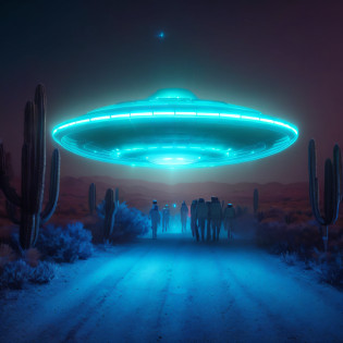 disco voador super detalhado, nave espacial sobrevoando um deserto com pessoas ao fundo, alien abduction, Rapto de OVNIs, aliens invading earth, ufo aliens, populated with aliens and people, ufo attack, Pouso de OVNIs, ufologia, Alien invasion, Dogfighting um OVNI com lasers, of a UFO propulsion system, extraterrestre, ufo lighting, alien spaceship, depicted as a scifi scene,Escuro_fantasia,Cyberpunk, mechanical marvel,robotic presence,  (steel metal,  Foco claro ,  Uplighting , cores vibrantes, obra-prima, 8k