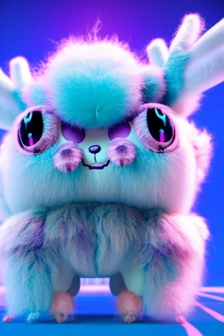 high quality 3 d render hyperrealist very cute multipastel dotted fluffy! tarantula cat hybrid with detailed fluffy wings! ! , vray smooth, in the style of detective pikachu, hannah yata charlie immer, dramatic blue light, low angle, uhd 8 k, sharp focus