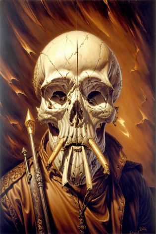 <lora:mwhelan:1>mwhelan skull telescope  oil painting
 <lora:add_detail:1>