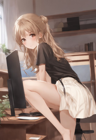Skyscraper on background of apartment at home in late night?High-rise apartment building is shown?I am operating a computer in my room..................?Sitting in a gaming chair and operating a computer?An ultra-high picture quality?top-quality?Reproduce the image from the side?(Unbelievably ridiculous)))??Classroom?Anime style?(Adult Female Teacher?Female Teacher? Brown-eyed, jewely, ??, (high street:1.2)Female Teacher?Black-haired?short-cut?Longhaire?poneyTail?Brown hair?illustratio?Anime Paintings???Three Women?with round face?Black eye?bouge?Amencitory?poneyTail?japanes?Four Women?Longhaire?bob cuts?Female teacher without blouse?Female teacher without skirt?anime styled? 8K?RAW Photos?top-quality??masterpiece:1.2)?(realisitic?Photorealsitic:1.37)?japanes?20th and 30th generations?Woman in her 40s?Long body?Exposing the chest?showing off breasts?Show off your breasts?small tit??The tips of the are sticking out?areola protruding?The shape of the pubic area is clearly visible?gals?Lots of lashes?Pitch black heels?pubick hair?the lower abdomen bristles?slender?crotch open?Braids?Pubic hair is sheer?The pubic area is visible?The whole body is shown.All body in?All naked??nakeed