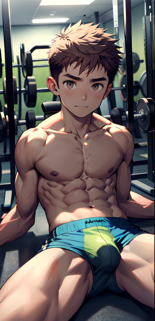 (masterpiece, best quality),Mirror reflection?gym room?Male children,nakeness,A young boy with,younge boy?Kid's face?Cold?infancy?Young age?Short round face?Flat chin?infancy,(Kid's face),spread their legs,Pink belly hair,Pink chest hair,Pink pubic hair,Young age,Flat chin,Fine face in detail,White men's briefs,musculous,pink short hair,Bright Hair,White eyes,Keep your eyes wide open,nakeness,White briefs,White briefs,Pectoralis abdominal muscles,Strong and well-developed muscles,bright,Bright and vivid colors,(depth of fields:1.2),Positive audience,looking at viewert,spread their legs,the night(masterpiece, best quality),Mirror reflection?gym room?Male children,nakeness,A young boy with,younge boy?Kid's face?Cold?infancy?Young age?Short round face?Flat chin?infancy,(Kid's face),spread their legs,Pink belly hair,Pink chest hair,Pink pubic hair,Young age,Flat chin,Fine face in detail,White men's briefs,musculous,pink short hair,Bright Hair,White eyes,Keep your eyes wide open,nakeness,White briefs,White briefs,Pectoralis abdominal muscles,Strong and well-developed muscles,bright,Bright and vivid colors,(depth of fields:1.2),Positive audience,looking at viewert,spread their legs,the night