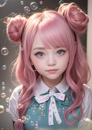 Pink hair?A smile?Pink costume?hugetits?hugetits?Delusional milk?Transverse breasts?Lower breast?Hami milk?Taking a bubble bath?Covered in bubbles?((Covered in soap bubbles))?Beautiful cute flowers?Gentle light is shining?length hair?Twin-tailed?Bun head?(((Little wife costume)))?kawaii faces?Schoolgirl?uniformss?lolita?Young wife