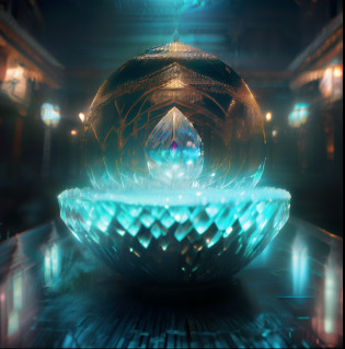 (8k, melhor qualidade, master part:1.2), (Realistic, photo-realistic:1.8), ultra-detalhado, Sem humanos, 1giel, Intrinsic crystal egg, Ovo de cristal brilhante assume o centro do palco em uma cena de natureza morta, The reading room is elegantly organized, feixes de luz, ovo repousa sobre um cristal preto em cima de uma escrivaninha, atmosFera circundante melhorada, cristais vibrantes e radiantes, (CAMERA MODEL: Nikon Z7 | |), (primavera: Nikkor Z 85mm f/1.8th S), ((abertura: F/1.8 (aberto para uma profundidade de campo rasa)), ((..ISO: 100 (para uma qualidade de Imagem ideal))), ((velocidade do obturador: 1/250 segundos (Evite desFoque de movimento))), (Modo de Foco: AF simples), (Ponto de Foco: Crystal egg captures the essence of crystals, accentuating beauty and fascination), Still life scene is meticulously crafted, The intricate details of the reading room form such a sophisticated setting, Crystals emit particles of light, inFundindo o encantamento ambiental, Harmonious interaction of elements - the crystal egg, the crystals themselves, and the carefully designed setting of the reading room - creates a captivating and mesmerizing composition, scene bathed in an ethereal light, lending an air of mystery and elegance to the whole portrait, Imagem (qualidade: Imagem bruta), profundidade de campo rasa, Crystal egg in Sharp Focus, fundo ligeiramente desfocado, EFeito bokeh bonito, eFeito raia, chromatic aberration, senso de proFundidade e realismo, detalhes e texturas intrincados, Imagem hiper-realista e cativante