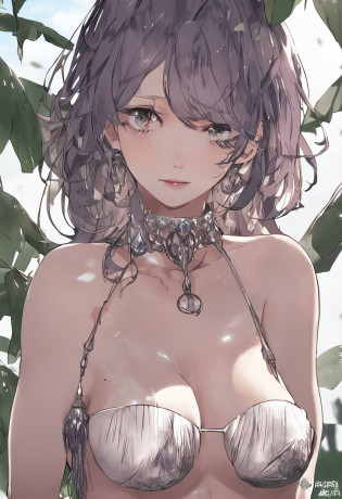 Top image quality?A beautiful face drawn in the ultimate detail?Clear eyes?NSFW?rain is falling?Open the front door naked?Girl in a duo?Nude Models?zori?fullnude?barechested?barechested?14years?fullnude?Luxurious hair ornament with feathers?2.5th Dimension Girl??Head and body?A slender?Little devil smile?Very skinny?Luxury?skinny?Ribs?A-cup breasts?discreet breasts?Smaller chest?tiny breasts,small tits?beauty legs?Constricted waist?dented belly?Beautiful silver-purple hair?3 Collage?Looking up angle,Knitted sandals?Backgrounds that look like real photos?anklets?wetting hair?Soaking wet nude body?