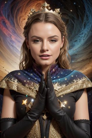 AsunaFox, 
Mist metal crown, kyber star jewels, nebula lace gloves, star map tiles mosaic. Fantastical creed, mystical mechanics, dark delight. Infinite hex. Jedi fantasy, star wars fantasy, absurdres, incredibly detailed, highest resolution, highest quality,