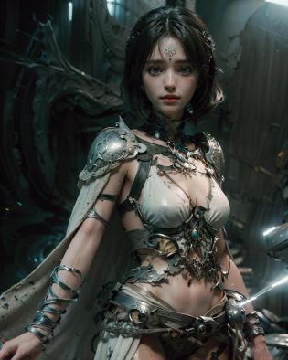 ((best quality)), ((masterpiece:1.2)), (extremely detailed:1.1), (8k, high quality, cinematic, hyper realistic, illustration), (autodesk maya, octane render, unreal engine, game character, ray tracing, hdr), (35mm focal length, f/2 aperture, dynamic perspective, depth of field),(1girl, dynamic angle), the most beautiful form of chaos, a brutalist designed, vivid colours, (zentangle, mandala, tangle, entangle), (fractal art), silk web, <lora:hipoly3DModelLora:0.5> 3d, realistic, <lora:3DcgStyle:0.75> CG, 3D model, <lora:EnvyElegance:0.85> beautiful, elegant, confident, <hypernet:sxzCinematic_800StrongEnough:0.55>, <lora:epiNoiseoffset:0.6> (hdri, bloom, rim lighting, soft lighting, low key), <lora:delicateArmor:0.2> delicate\(armor\) wizard robe