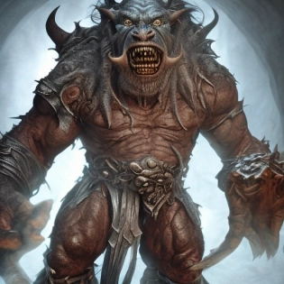 Goldorg, demonic orc from Moria, new leader of the Gundabad, strong muscular body, ugly figure, dirty grey skin, burned wrinkled face, body interlaced with frightening armor, metal coatings crossing head, heavy muscular figure, cinematic shot, detailed, trending on Artstation, dark blueish environment, demonic backlight, unreal engine, 8k, photorealistic, ultra realistic
